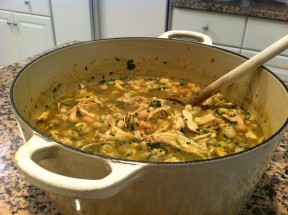Southwest Chicken and Bean Soup