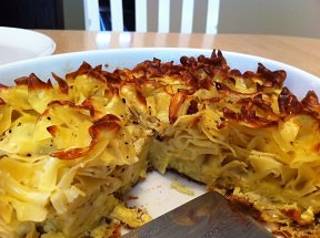 dish savory kugel